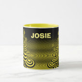 Die Tasse des Kaffees Acid Lemon Magic Pilze. (Zentrum)