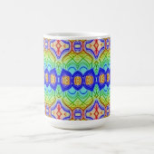 Die Tasse des Kaffees, ein lebhaftes, farbenfrohes (Mittel)