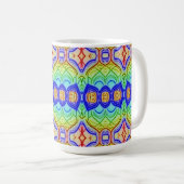 Die Tasse des Kaffees, ein lebhaftes, farbenfrohes (VorderseiteRechts)