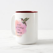 Die Tasse des Kaffees macht sich über morgen keine (Vorderseite Links)