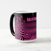 Die Tasse des Kaffees Magic Mushroom geometrische (Vorderseite Links)