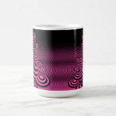 Die Tasse des Kaffees Magic Mushroom geometrische  (Zentrum)