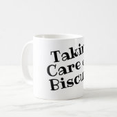 Die Tasse des Kaffees pflegen (Vorderseite Links)