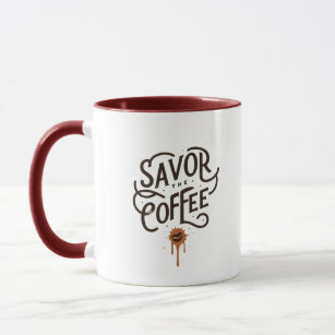 Die Tasse des Kaffees steuern und sparen