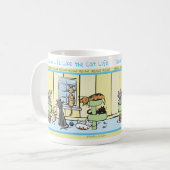 Die Tasse des Katzen-Leben-Katzen-Liebhabers (Vorderseite Links)