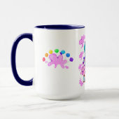 Die Tasse des Lollipop & Candy Shop-Kaffees (Links)