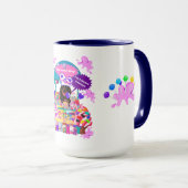 Die Tasse des Lollipop & Candy Shop-Kaffees (VorderseiteRechts)