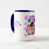 Die Tasse des Lollipop & Candy Shop-Kaffees (Vorderseite Links)