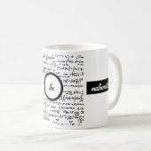 Die Tasse des Mathematikmusters (VorderseiteRechts)