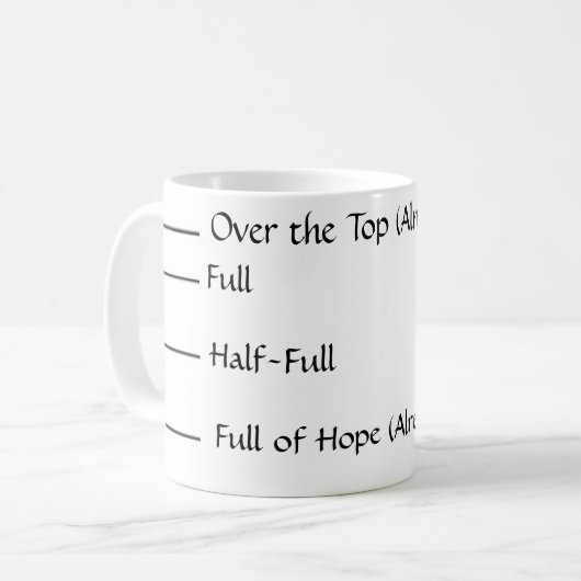 Die Tasse des Optimisten (Vorderseite Links)