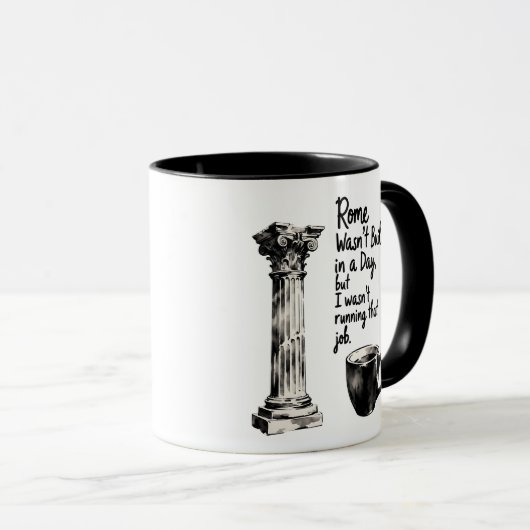 Die Tasse des Projektleiters, Rom, wurde nicht an (VorderseiteRechts)