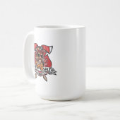 Die Tasse des Salty Tiger-Kaffees (Vorderseite Links)