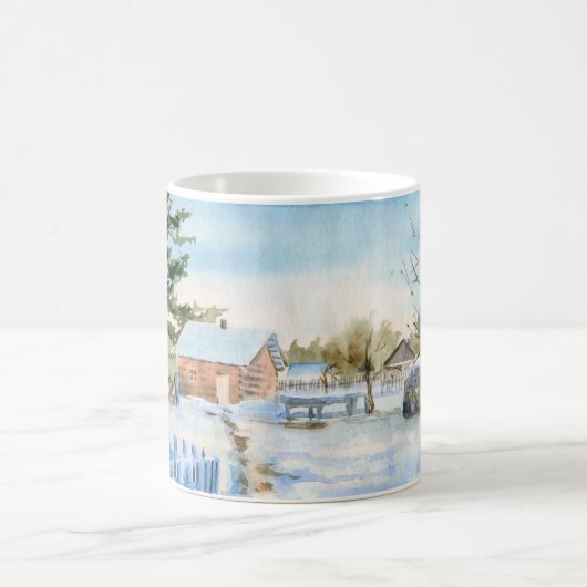 Die Tasse des Schnees (Mittel)