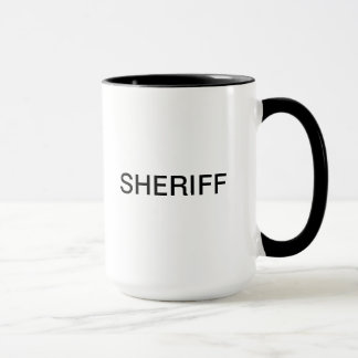 Die Tasse des Sheriffs