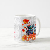 Die Tasse des sonnigen Kaffees, die ich jedes Blat (VorderseiteRechts)