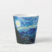 Die Tasse des "Starry Night Van Gogh Latte Coffee" (Vorderseite)