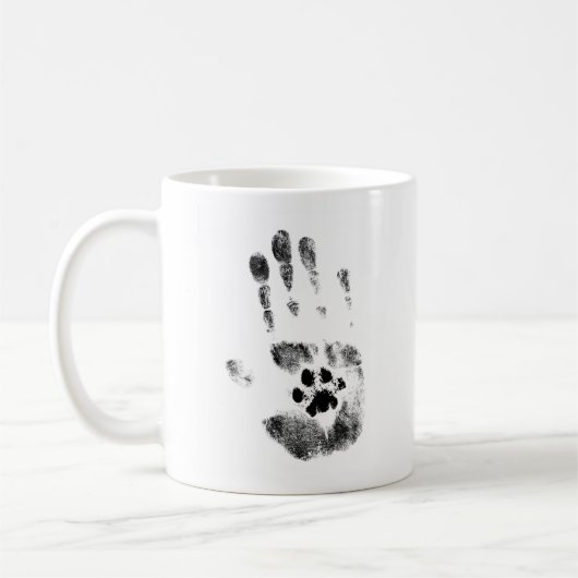 Die Tasse des Tierliebhabers - mein Baby hat Pelz (Links)