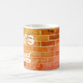 Die Tasse des Vaters, trinkende Tasse des (Mittel)