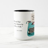 Die Tasse des Verfassers - Getränk-Kaffee - bilden (Zentrum)