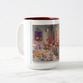 Die Tasse des Weihnachtswerkstätten (Vorderseite Links)