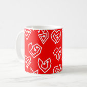 Die Tasse des Weißen Valentins (Vorderseite Links)
