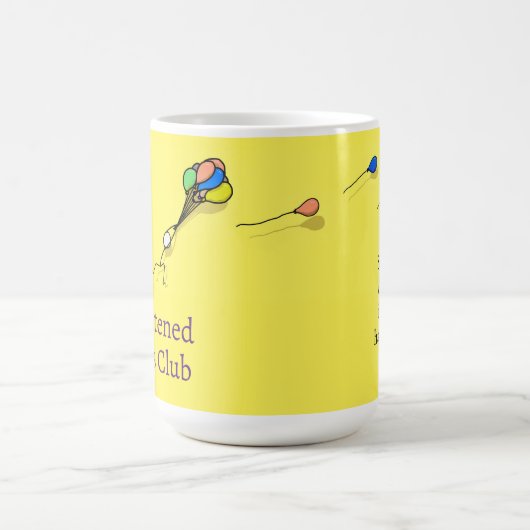 Die Tasse "Erleuchtete Beings Club Affirmation" (1 (Mittel)