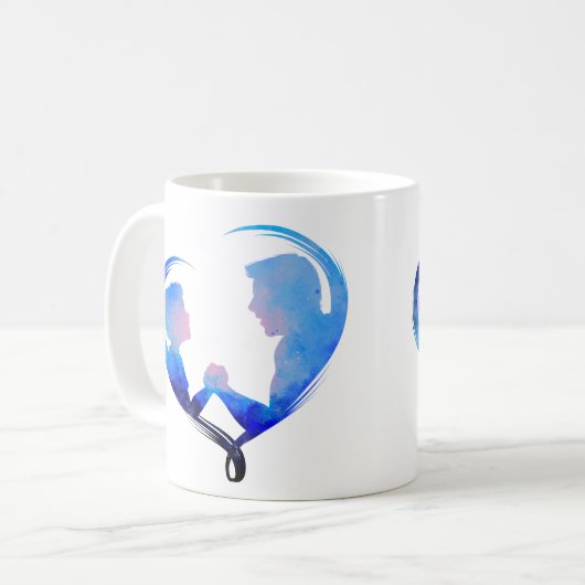 Die Tasse für Väter (Vorderseite Links)