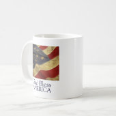 Die Tasse "Gott segne Amerika" (Vorderseite Links)
