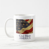 Die Tasse "Gott segne Amerika" (Links)