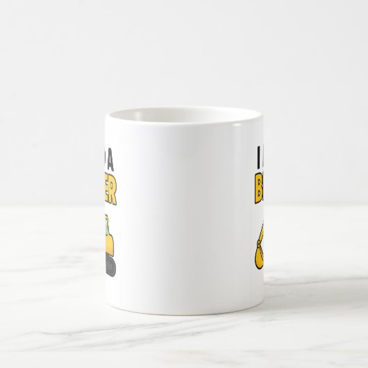 Die Tasse "Ich brauche ein größeres Grab" (Mittel)