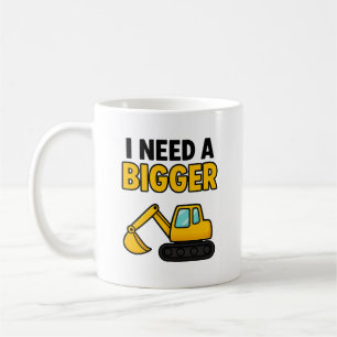 Die Tasse "Ich brauche ein größeres Grab"