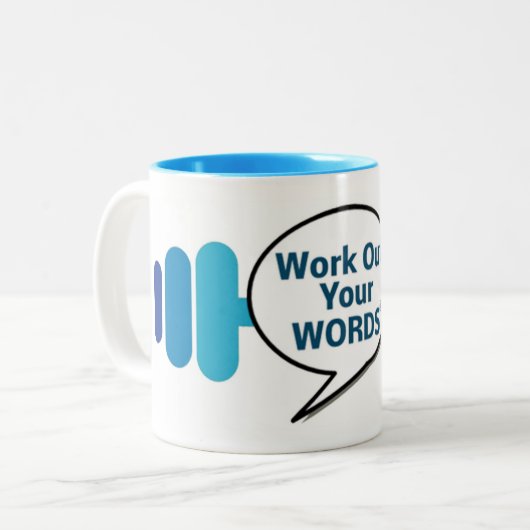 Die Tasse Ihrer Worte ausarbeiten (Vorderseite Links)