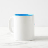Die Tasse ist einfach blau. (Vorderseite Links)
