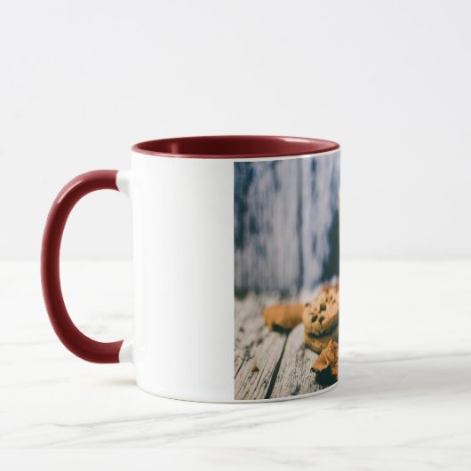 Die Tasse, kombiniert, 11oz, marroon, fertigen Tasse (Links)
