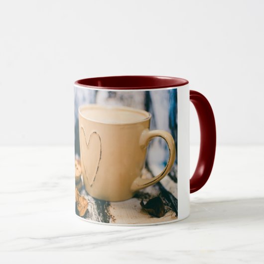 Die Tasse, kombiniert, 11oz, marroon, fertigen Tasse (VorderseiteRechts)