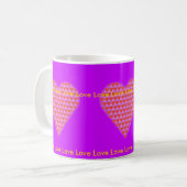 Die Tasse Liebe Liebe Liebe (Vorderseite Links)