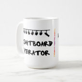 Die Tasse Lightboard Betreibers (Vorderseite Links)