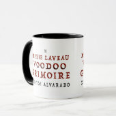Die Tasse Marie Laveau Voodoo Grimoire (Vorderseite Links)