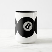 Die Tasse mit 8 Bällen - wählen Sie Art u. Farbe (Zentrum)