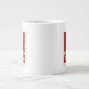Die Tasse mit dem vietnamesischen Saigon-Stempel