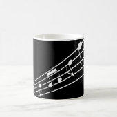 Die Tasse Musik-Symbol-des gewellten (Mittel)