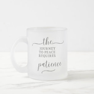 Die Tasse "Reise in den Frieden"