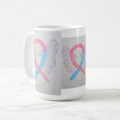 Die Tasse "Rosa und Blau des Bewusstseins" (Vorderseite Links)