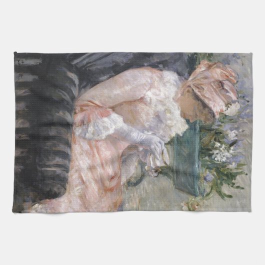 Die Tasse Tee durch Mary Cassatt Handtuch (Horizontal)