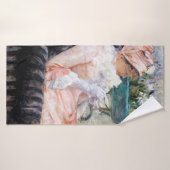 Die Tasse Tee, Mary Cassatt Badehandtuch (Badehandtuch)