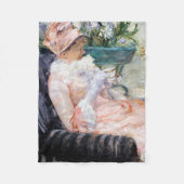 Die Tasse Tee, Mary Cassatt Fleecedecke (Vorderseite)