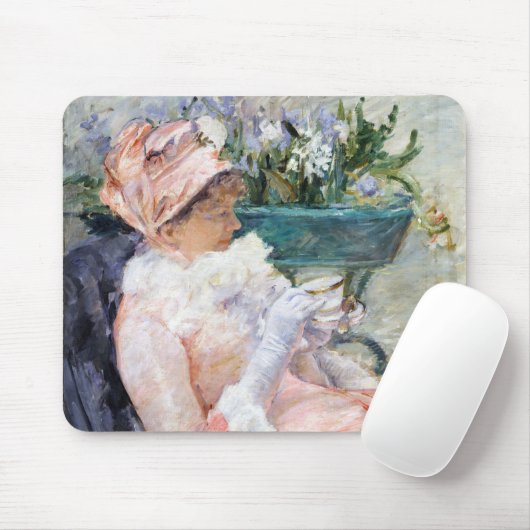 Die Tasse Tee, Mary Cassatt Mousepad (Mit Mouse)