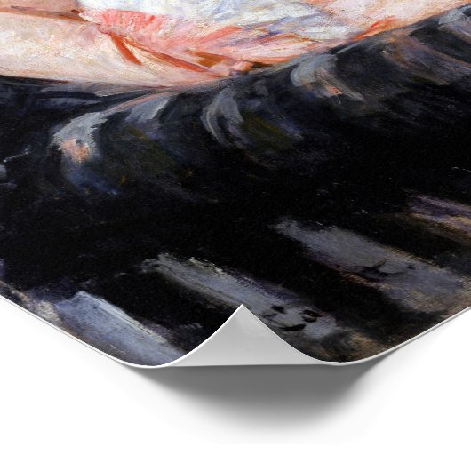 Die Tasse Tee, Mary Cassatt Poster (Ecke)