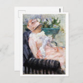 Die Tasse Tee, Mary Cassatt Postkarte (Vorne/Hinten)