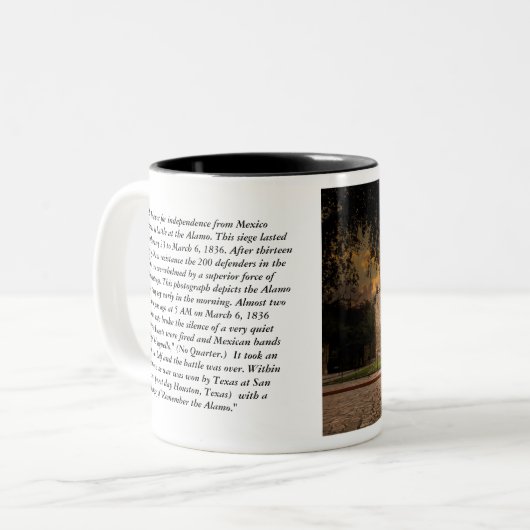 Die Tasse von Alamo (Vorderseite Links)